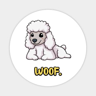 Chibi Kawaii Poodle Dog Magnet